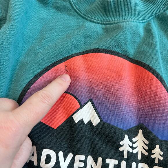 H&M Adventure Explorer Graphic Crewneck Sweatshirt - Size 12/14 - Picture 3 of 6